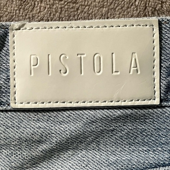 Pistola Charlie High Rise Classic Straight Ankle Jeans Distressed Size 28 - Picture 9 of 15